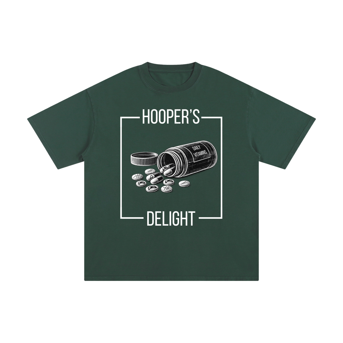 daily vitamins shirt,hooper shirt,basketball t shirt,streetwear graphic tee,minimalist graphic tee,cotton t shirt,hooper’s delight,lifestyle graphic tee,casual streetwear shirt