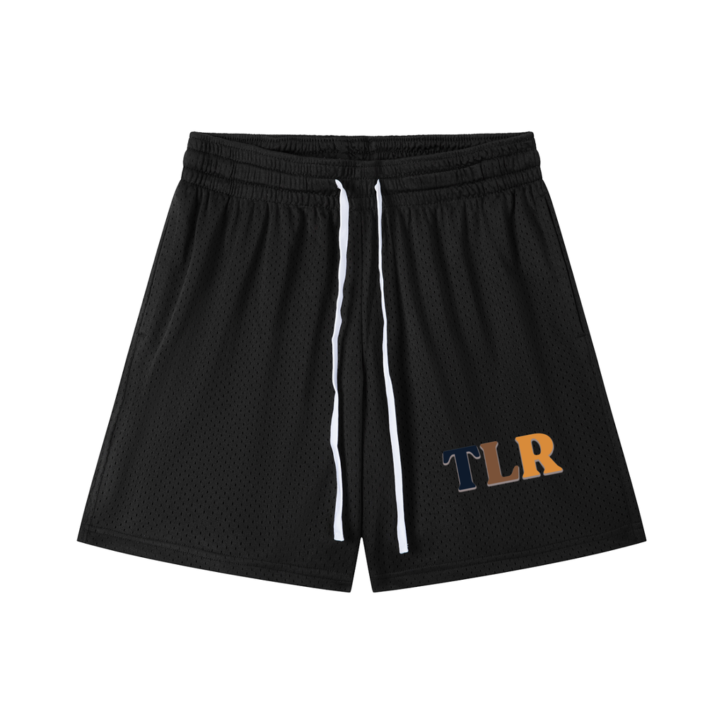 Mesh Drawstring Shorts