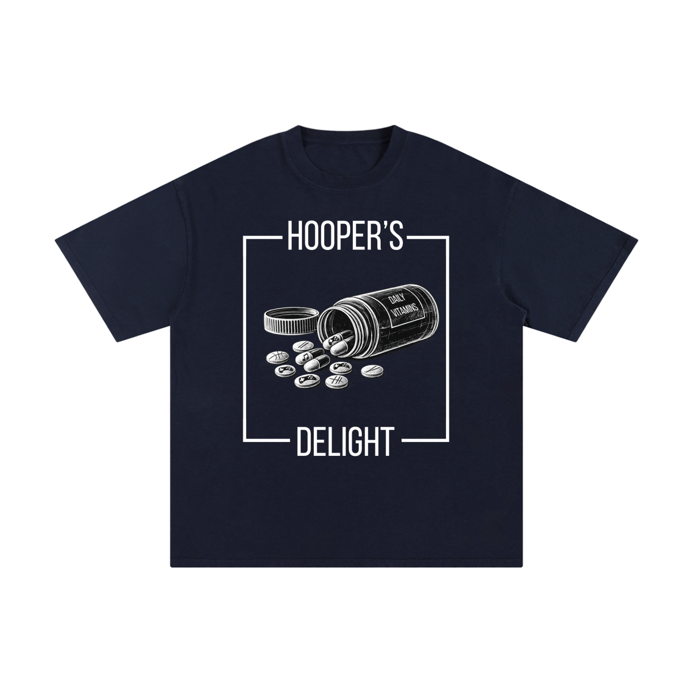 daily vitamins shirt,hooper shirt,basketball t shirt,streetwear graphic tee,minimalist graphic tee,cotton t shirt,hooper’s delight,lifestyle graphic tee,casual streetwear shirt