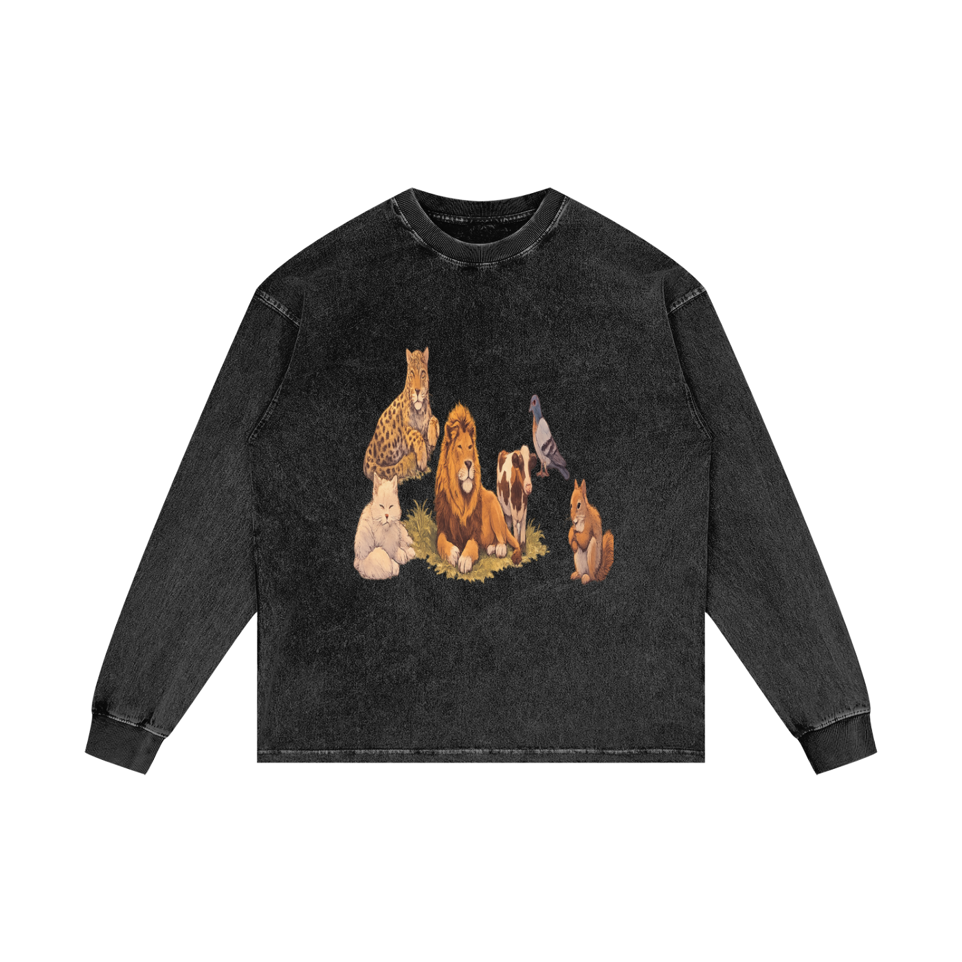 peaceful kingdom,wildlife shirt,vintage nature art,streetwear graphic tee,nature aesthetic,lo fi aesthetic,chilled life,chill aesthetic clothing,animal shirt,animal graphic tee