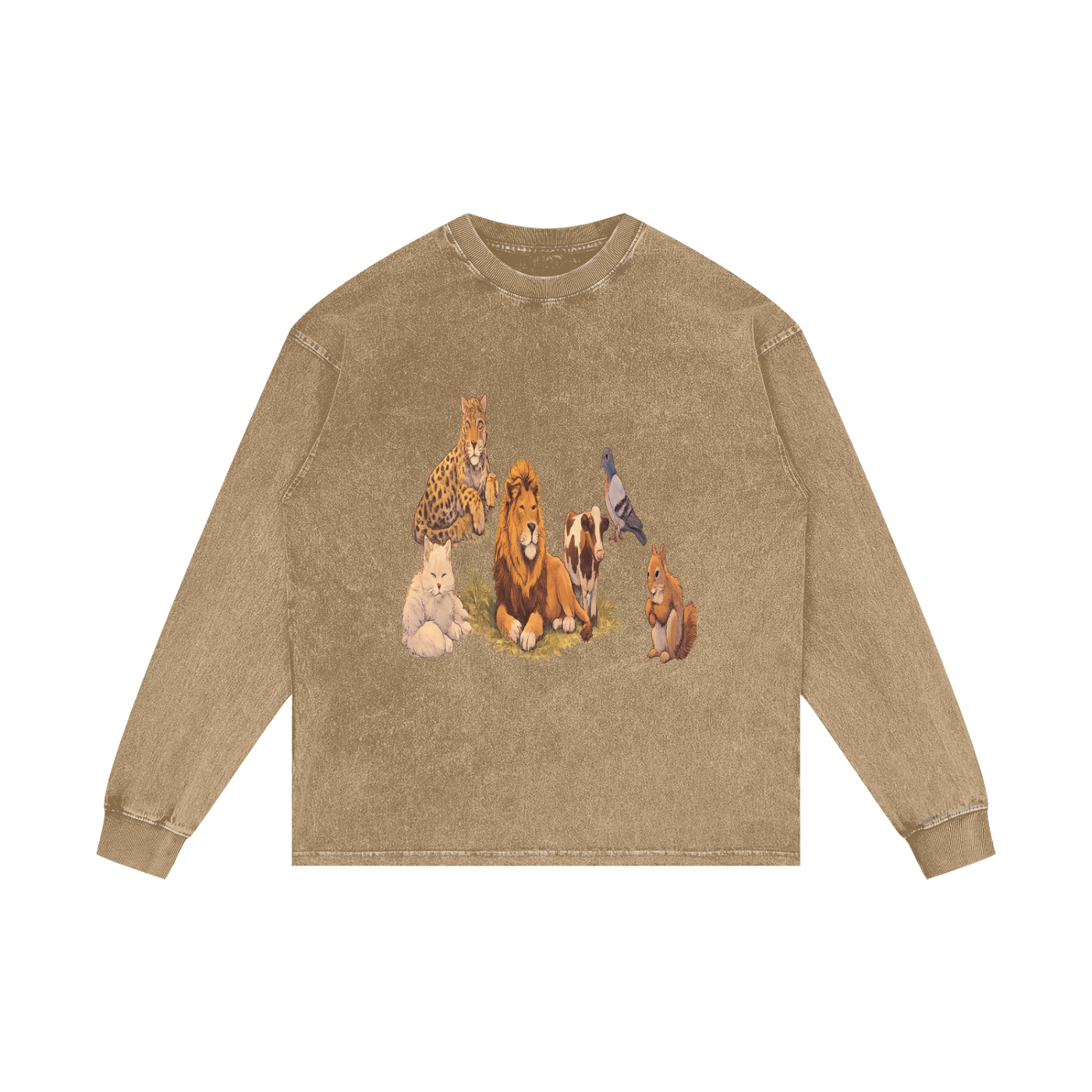 peaceful kingdom,wildlife shirt,vintage nature art,streetwear graphic tee,nature aesthetic,lo fi aesthetic,chilled life,chill aesthetic clothing,animal shirt,animal graphic tee